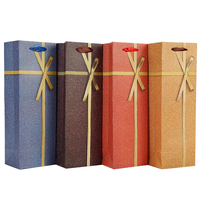 Printed Paper Wine Packing Bags - 副本