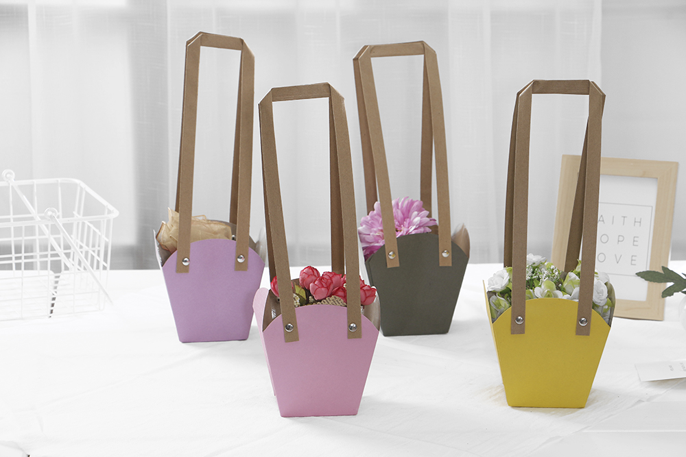 Colorful Paper Bag for Flower Packing 