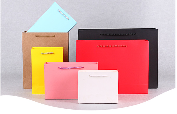 Colorful Paper Gift Packing Bag