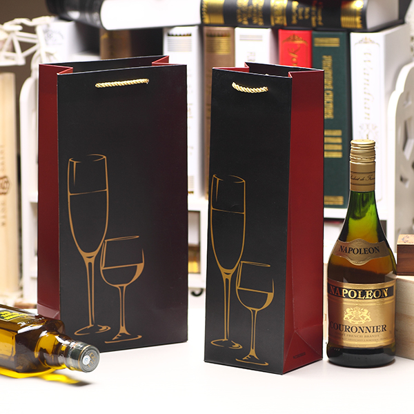 Cardpaper Bag for Wine Packing 