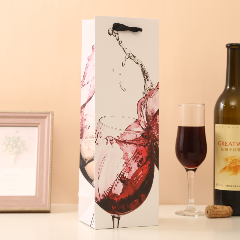 4C Printing Paper Wine Packing Bag