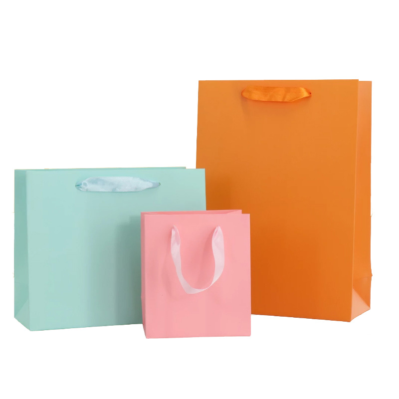 Ins Solid Paper Gift Bag