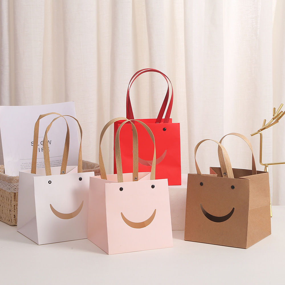 Smile Paper Bags For Gift packing