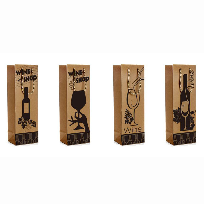 Kraft Paper Wine Packing Bag