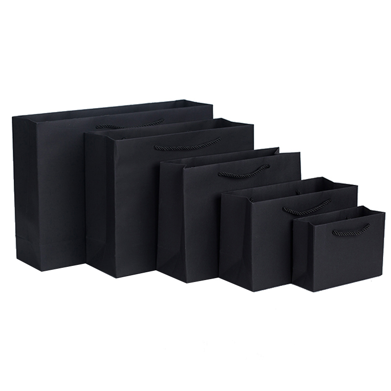 Black Paper Packing Bags